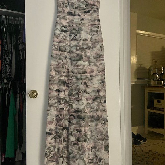 BCBGMaxAzria Floral Gown - Picture 3 of 4